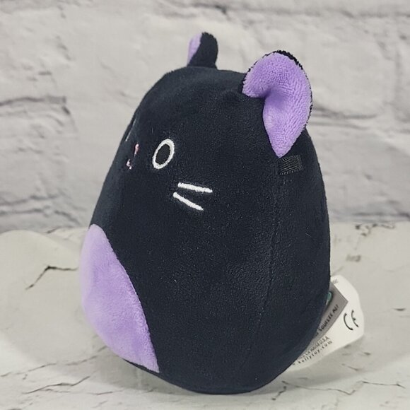 Squishmallows 4” Black Purple Kitty Cat AUTUMN Plush Capsule HTF Rare - Picture 2 of 5